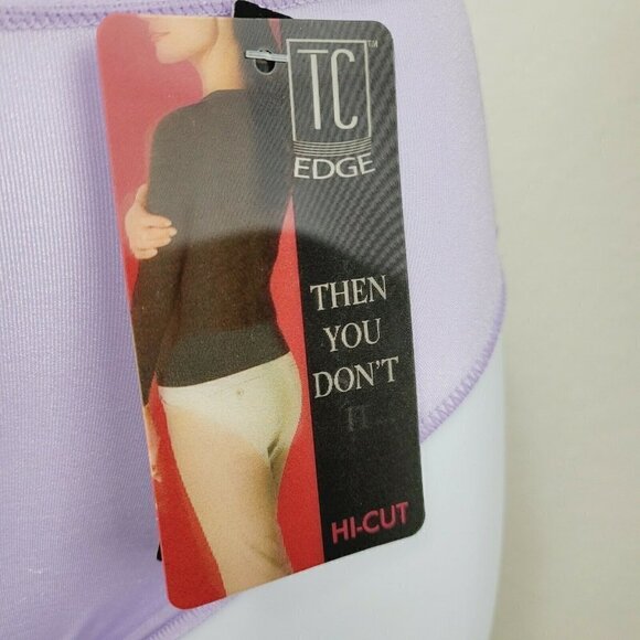 TC Fine Intimates Hi Cut Brief Panties Vtg W/ Wonderful Edge No Lines No Ride Sm - Picture 5 of 11